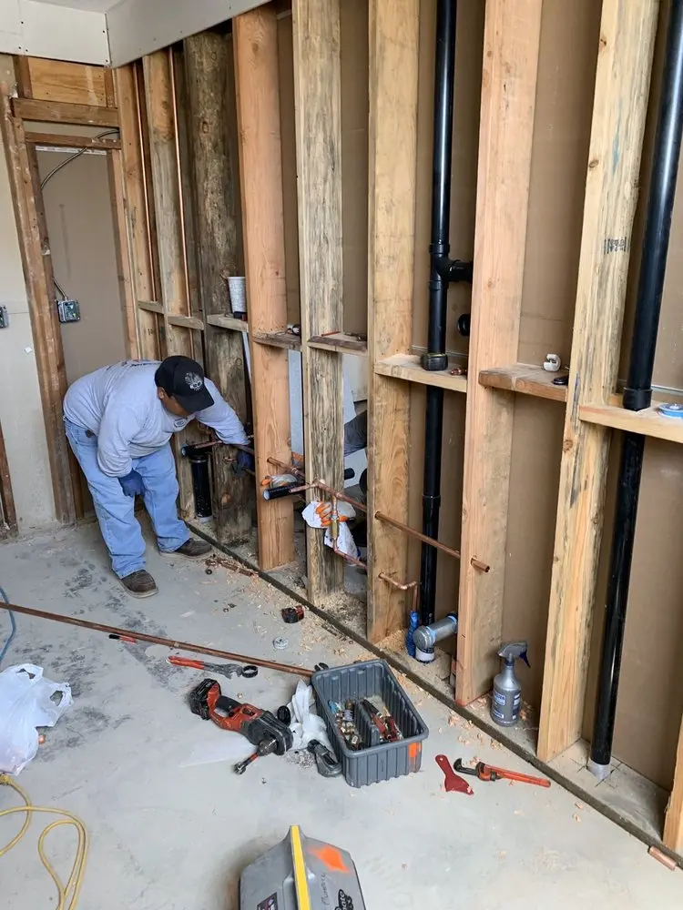 Commercial rough-in plumbing for Gas Line Repair in Bestgate Terrace